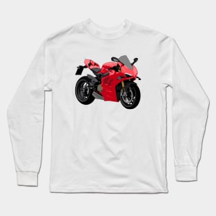 Panigale V4S Illustration Long Sleeve T-Shirt